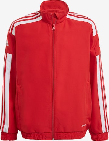 ADIDAS PERFORMANCE Athletic Jacket 'Squadra 21' in Red: front