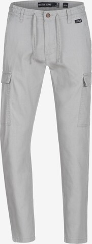 INDICODE JEANS Cargo Pants ' Cagle ' in Grey: front