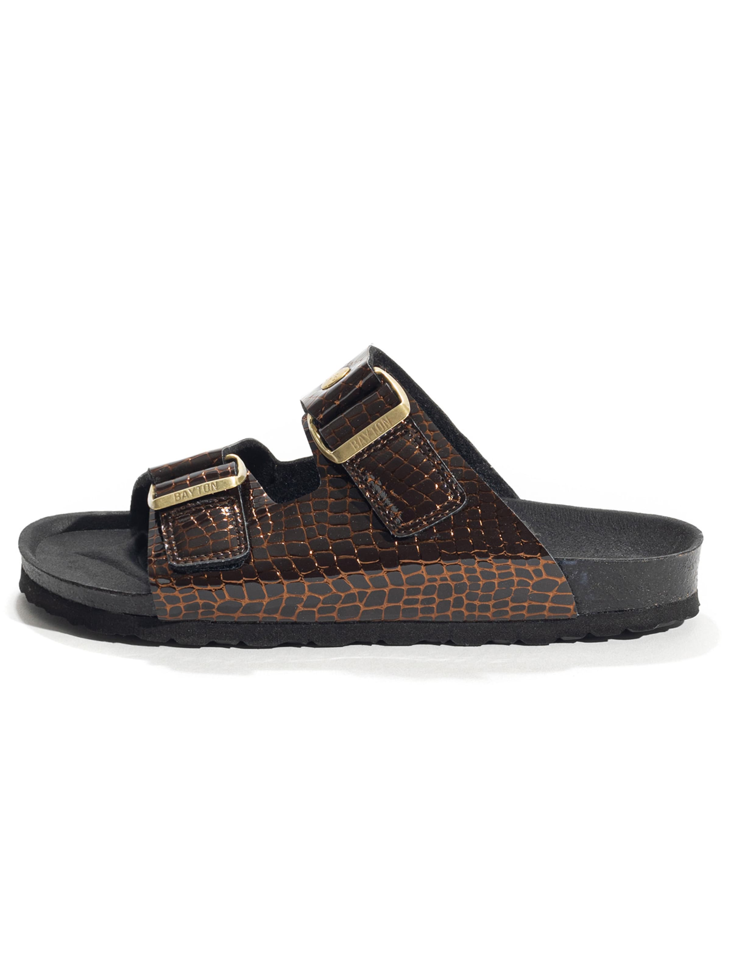 Zoccoletto 'CEZANNE' di Bayton in nero: frontale