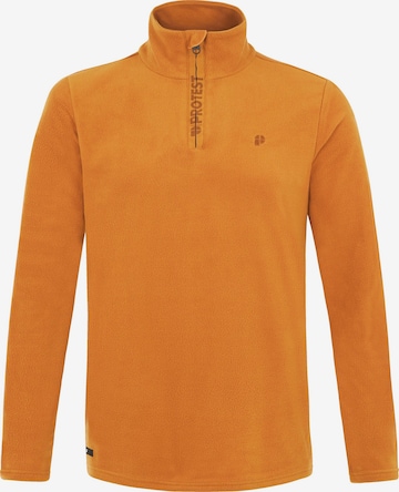 PROTEST Athletic Sweatshirt 'PRTReperfecto' in Yellow: front