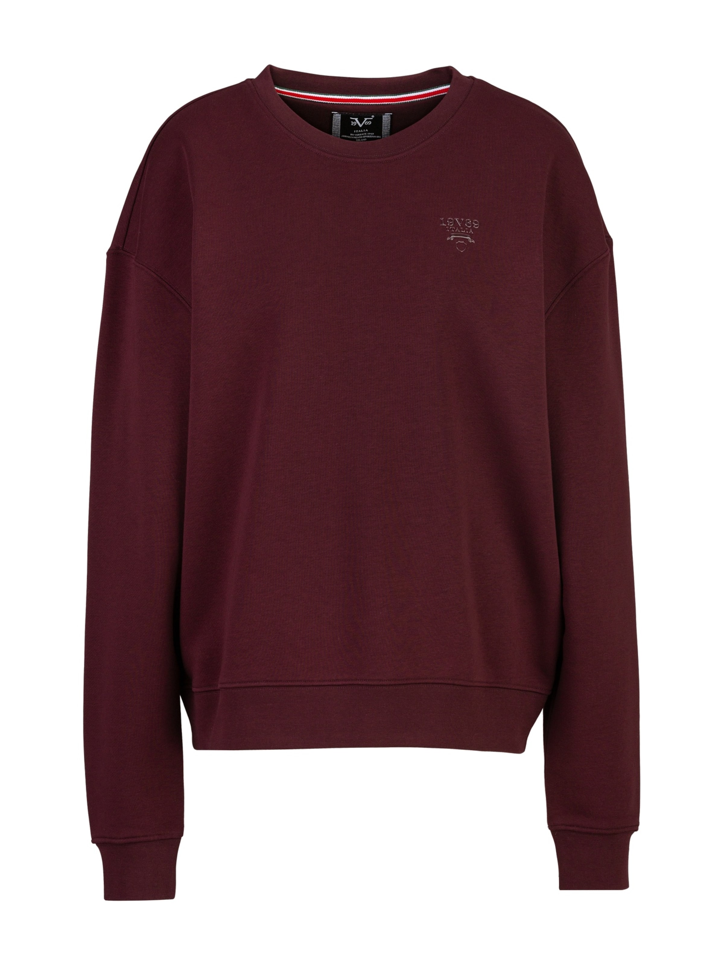 19V69 ITALIA Sweatshirt 'Sinja ' in Rot: Vorderseite