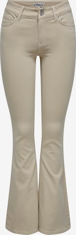ONLY Flared Jeans 'CHERYL' in Beige: front