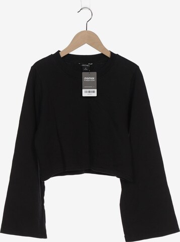 Monki Sweatshirt & Zip-Up Hoodie in XS in Black: front