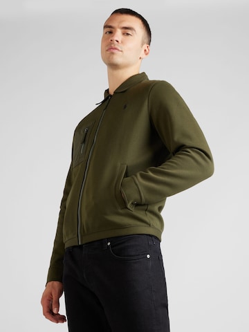 Polo Ralph Lauren Sweat jacket in Green: front