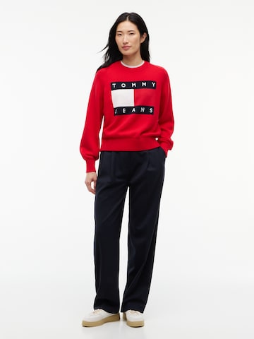 Tommy Jeans Pullover i rød
