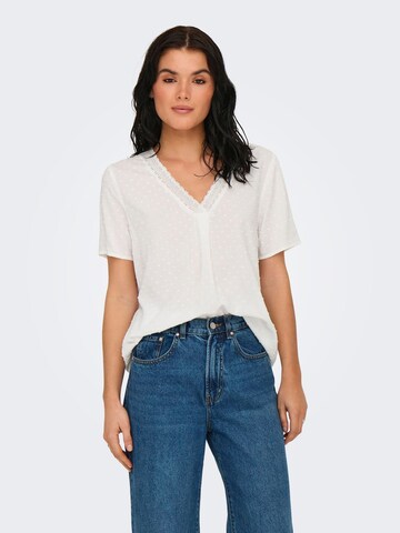 JDY Blouse 'JDYDiana' in Wit: voorkant