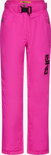 elho Outdoor Pants 'ENGADIN 89' in Neon pink / Black, Item view