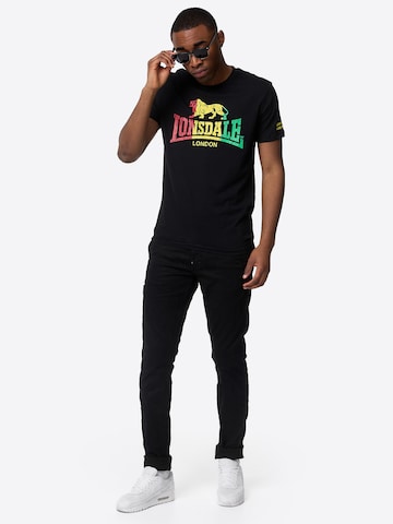 LONSDALE Shirt 'Freedom' in Zwart