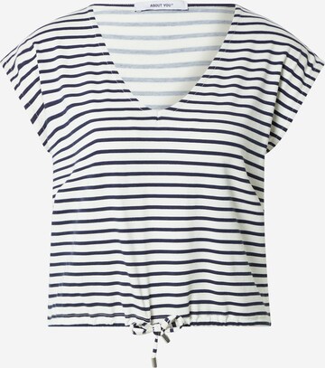 T-shirt 'Frieda' ABOUT YOU en bleu : devant