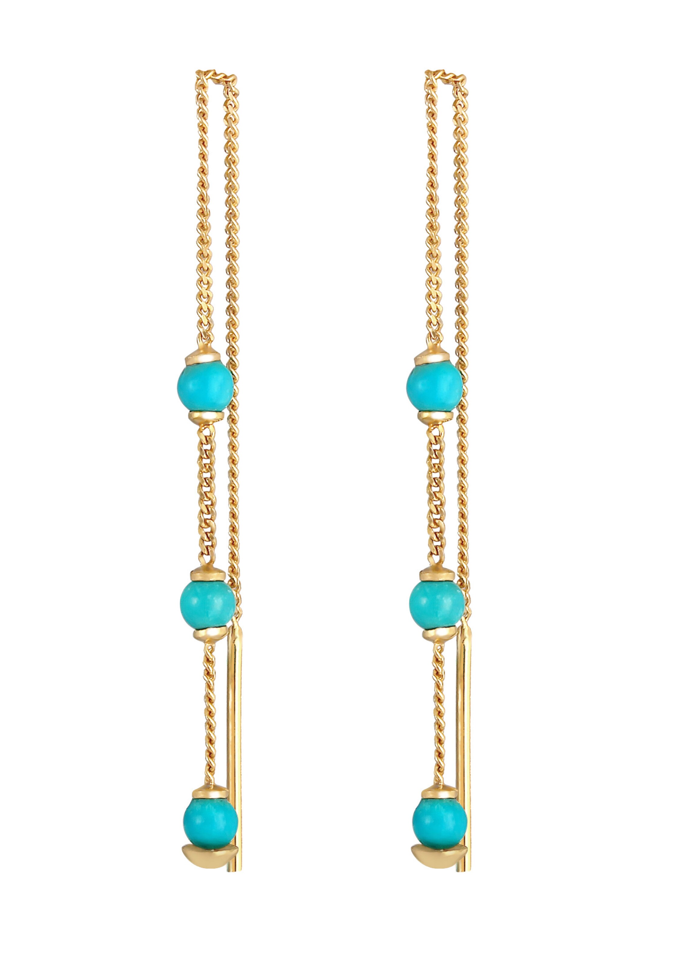 ELLI Earrings in Gold: front