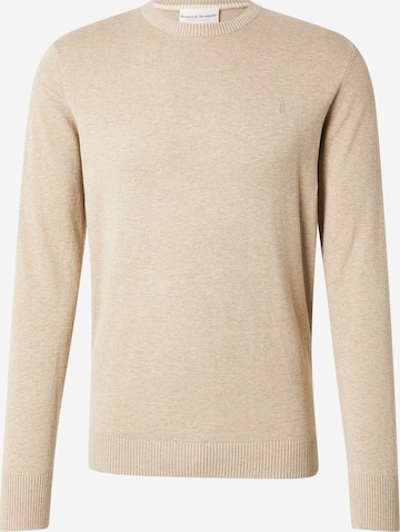 Bruun & Stengade Neulepaita 'Jupiter' värissä ruskea: etupuoli