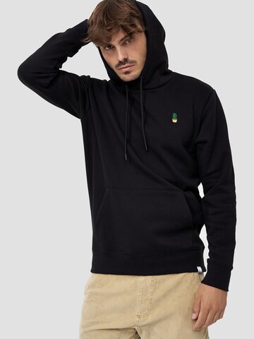 Mikon Sweatshirt 'Kaktus' in Black: front