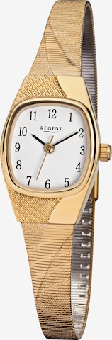 REGENT Analog Watch in Gold: front