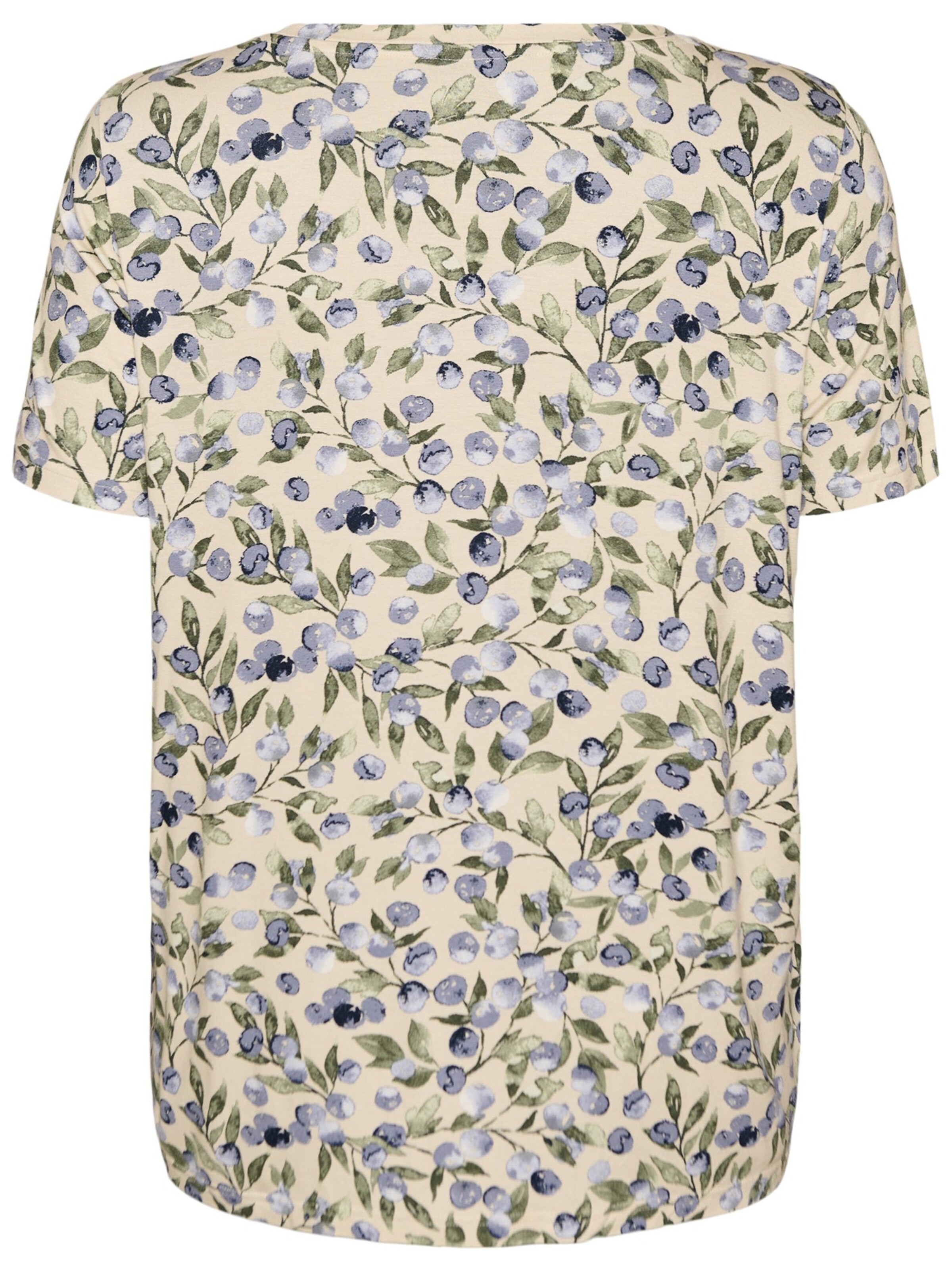 Zizzi Bluse 'Vmalis' in Beige