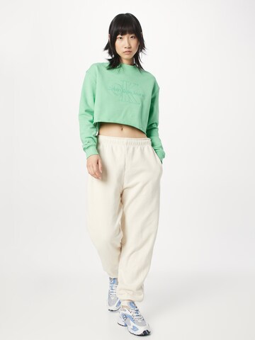 zaļš Calvin Klein Jeans Sportisks džemperis