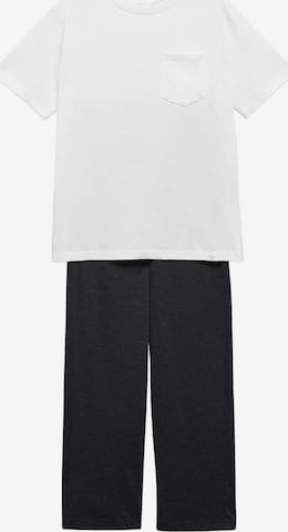 MANGO TEEN Pajamas 'Teide' in White: front