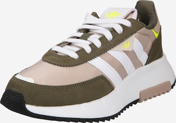 Baskets 'Retropy F2' ADIDAS ORIGINALS en vert : devant