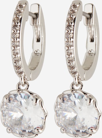 Kate Spade Earrings 'PAVE HUGGIES' in Silver: front