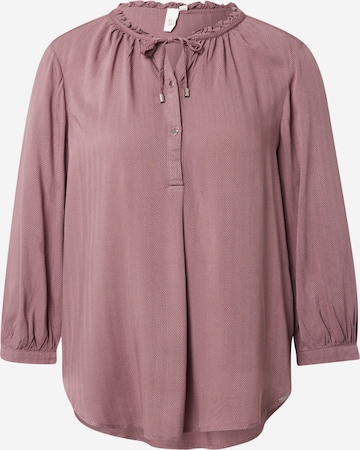 QS Blouse in Purple: front