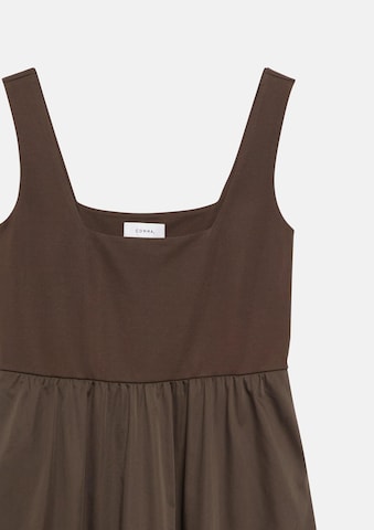 COMMA Jurk in Bruin