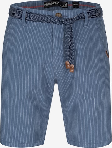 Pantalon chino 'Enford' INDICODE JEANS en bleu : devant