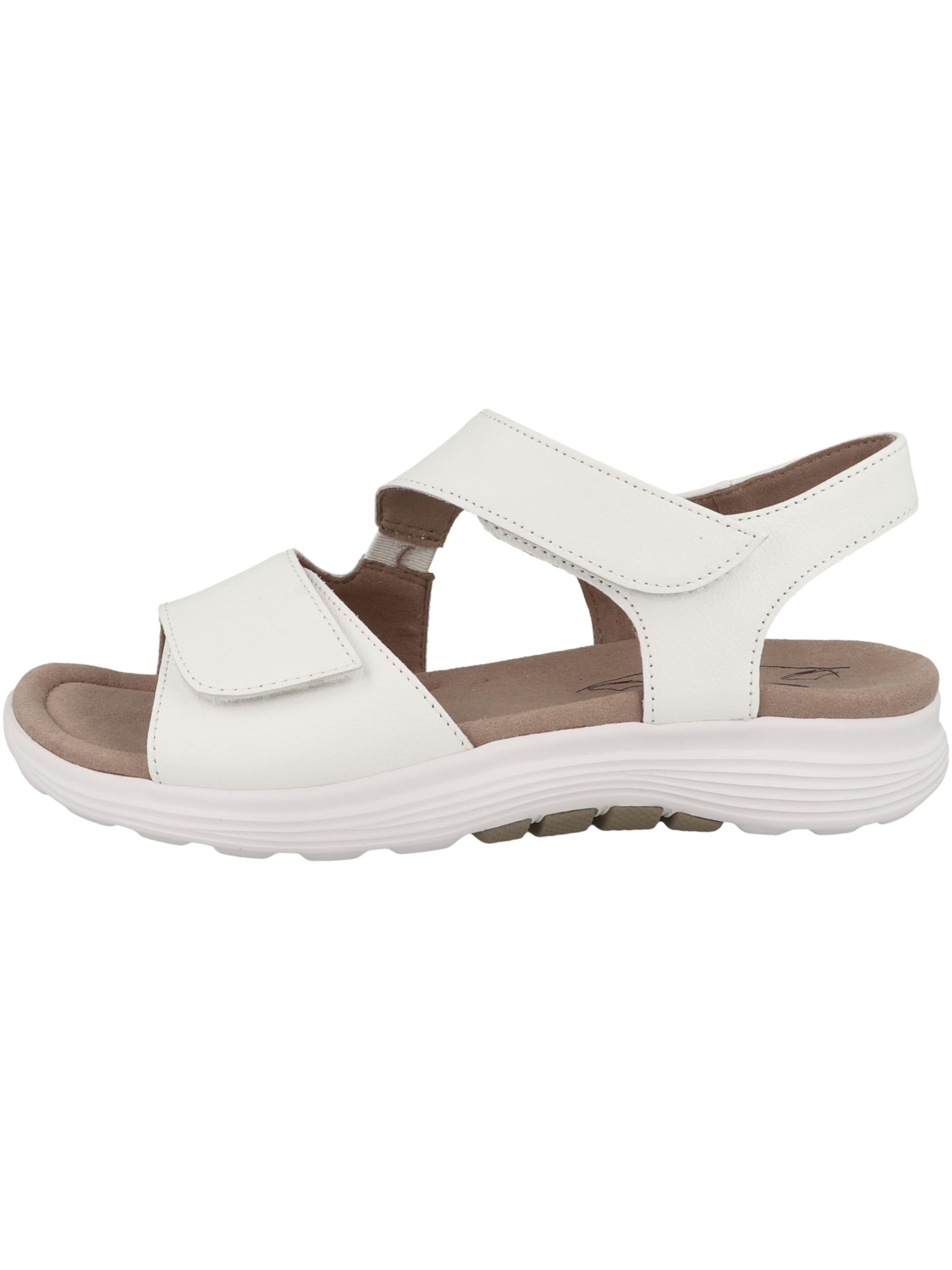 GABOR - Sandalias con hebilla en blanco