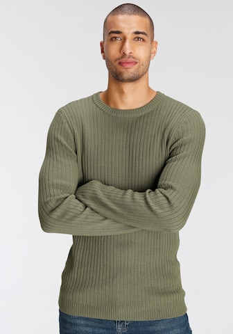 AJC Sweater in Green: front