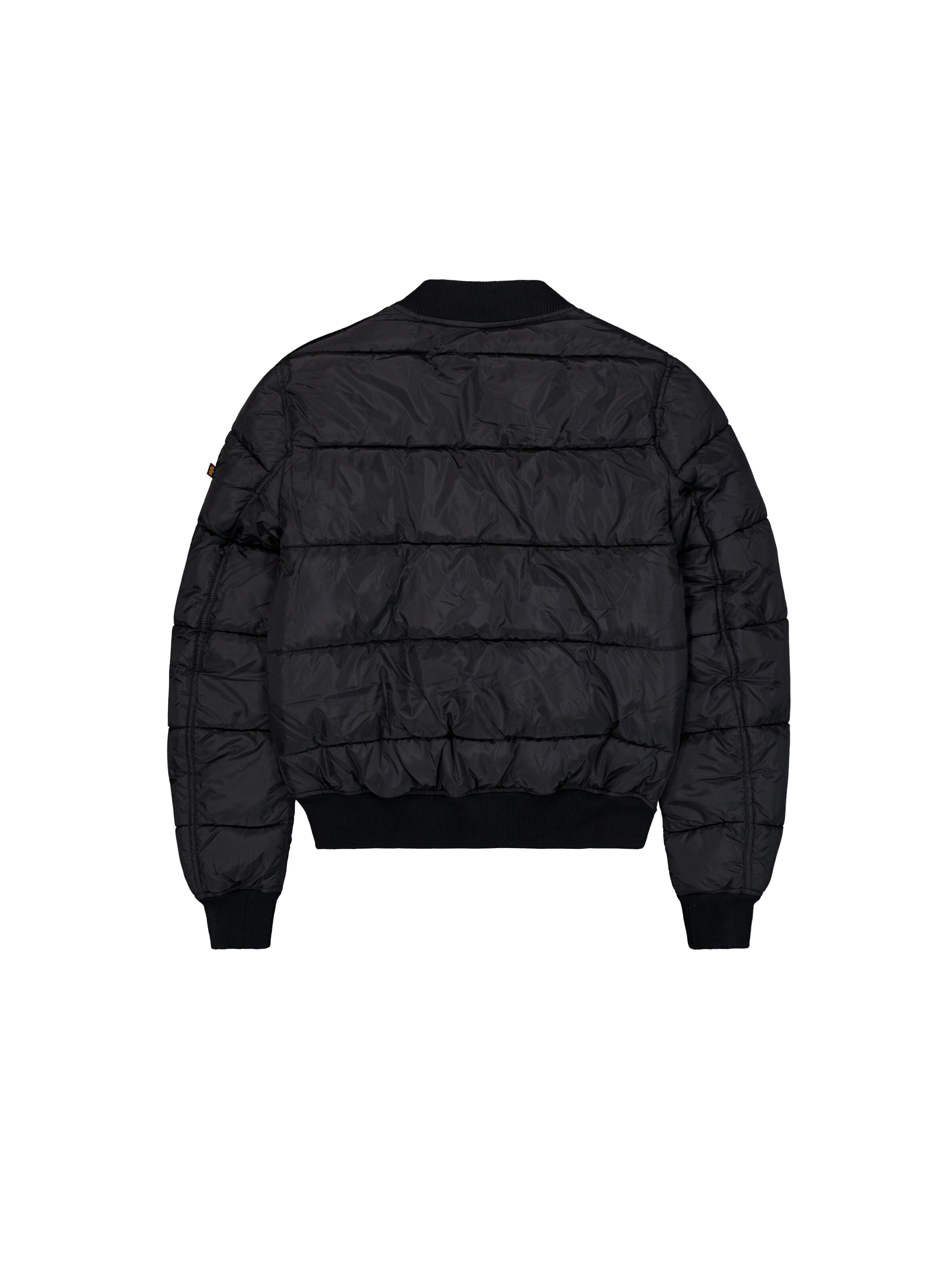 ALPHA INDUSTRIES Between-Season Jacket 'MA-1 Puffer' in Black
