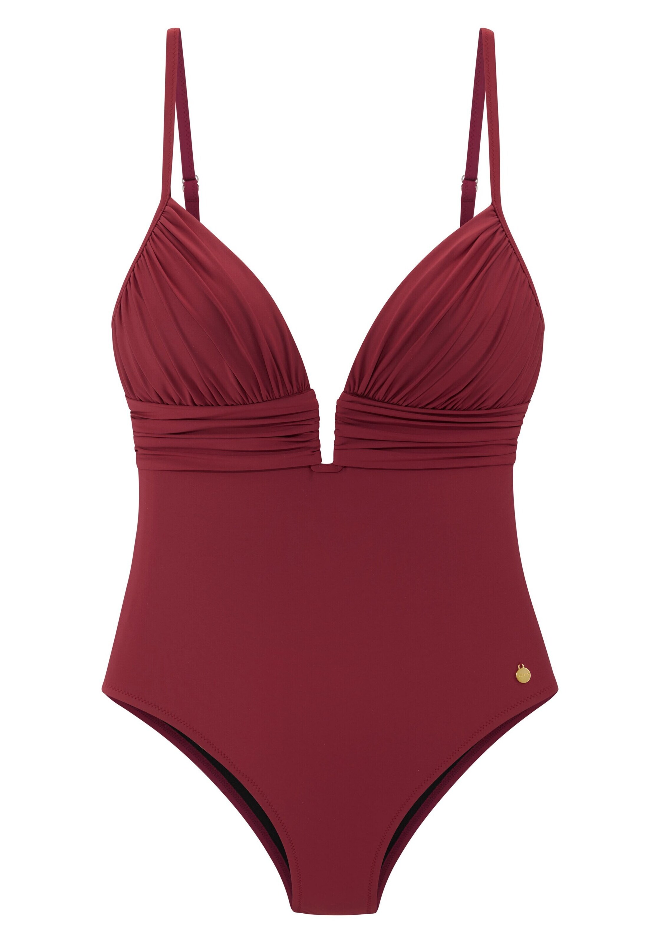 LASCANA Badeanzug in Rot: Vorderseite