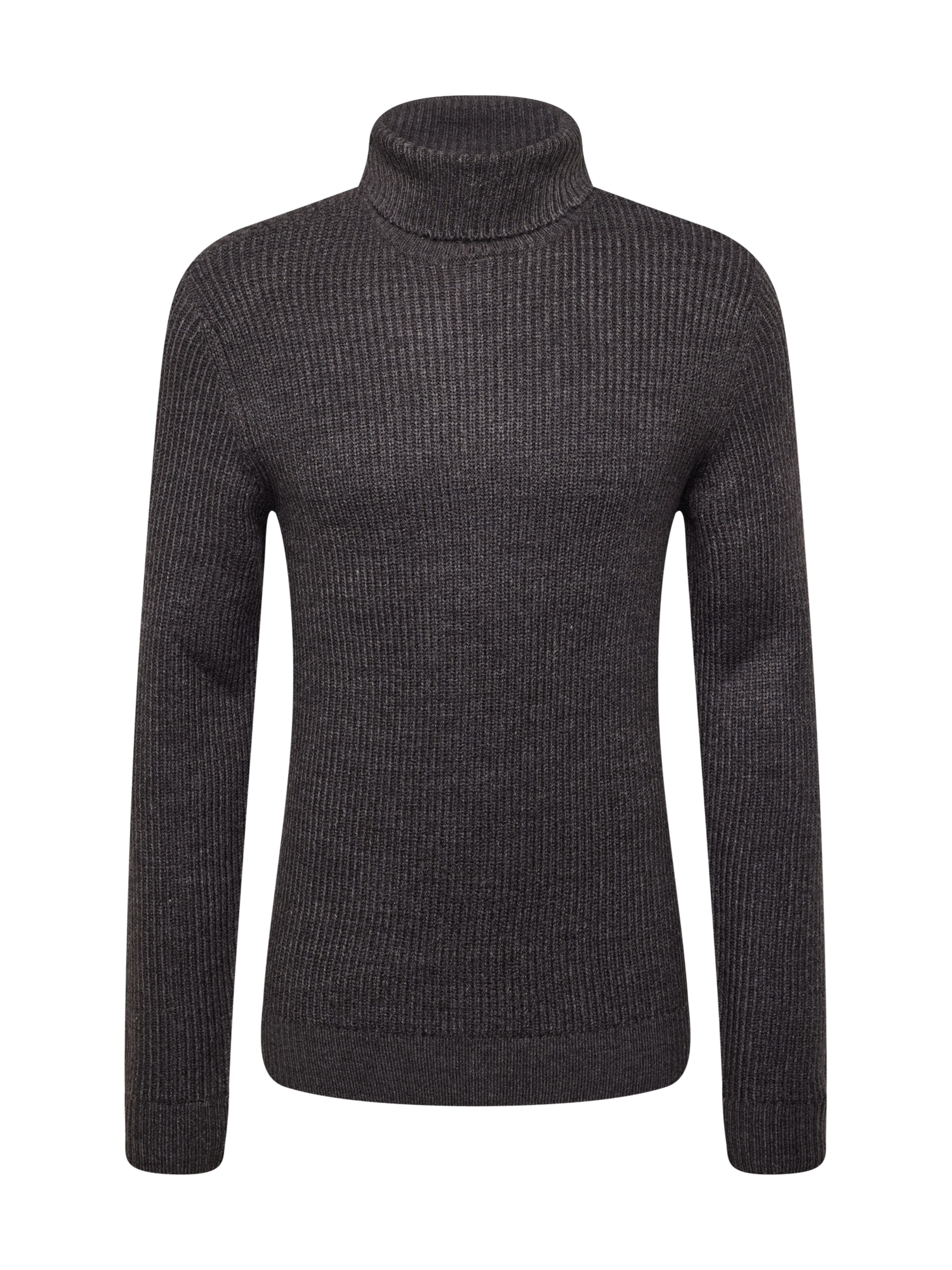 BLEND Пуловер в сиво: отпред