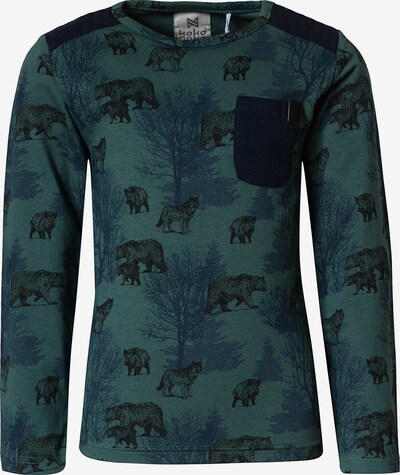 Koko Noko Shirt in blau / dunkelgrün / schwarz, Produktansicht