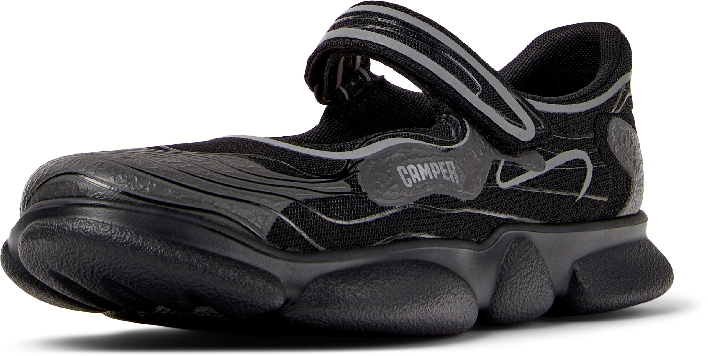 Ballerina 'Karst' di CAMPER in nero: frontale