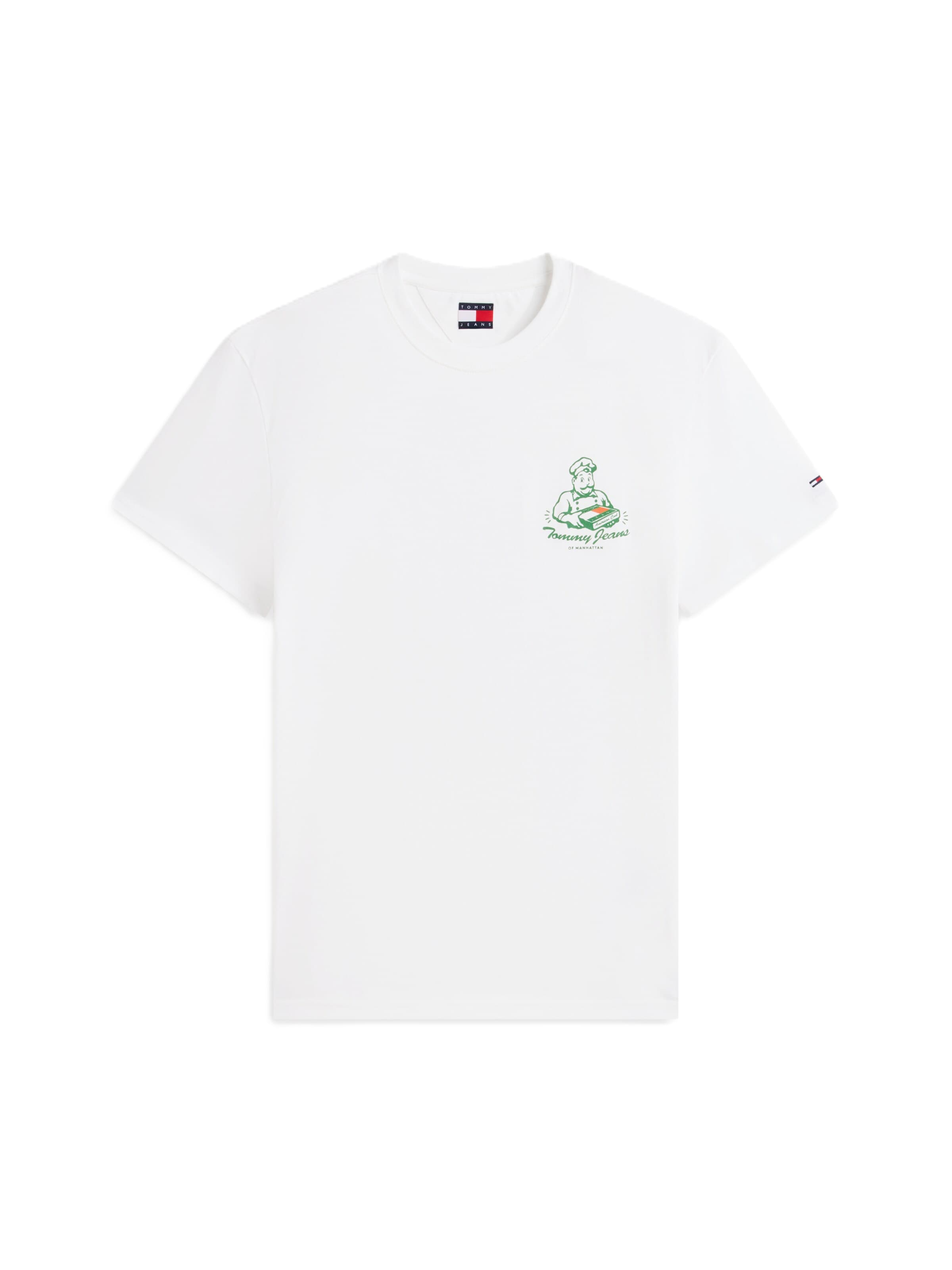 T-Shirt Tommy Jeans en blanc : devant