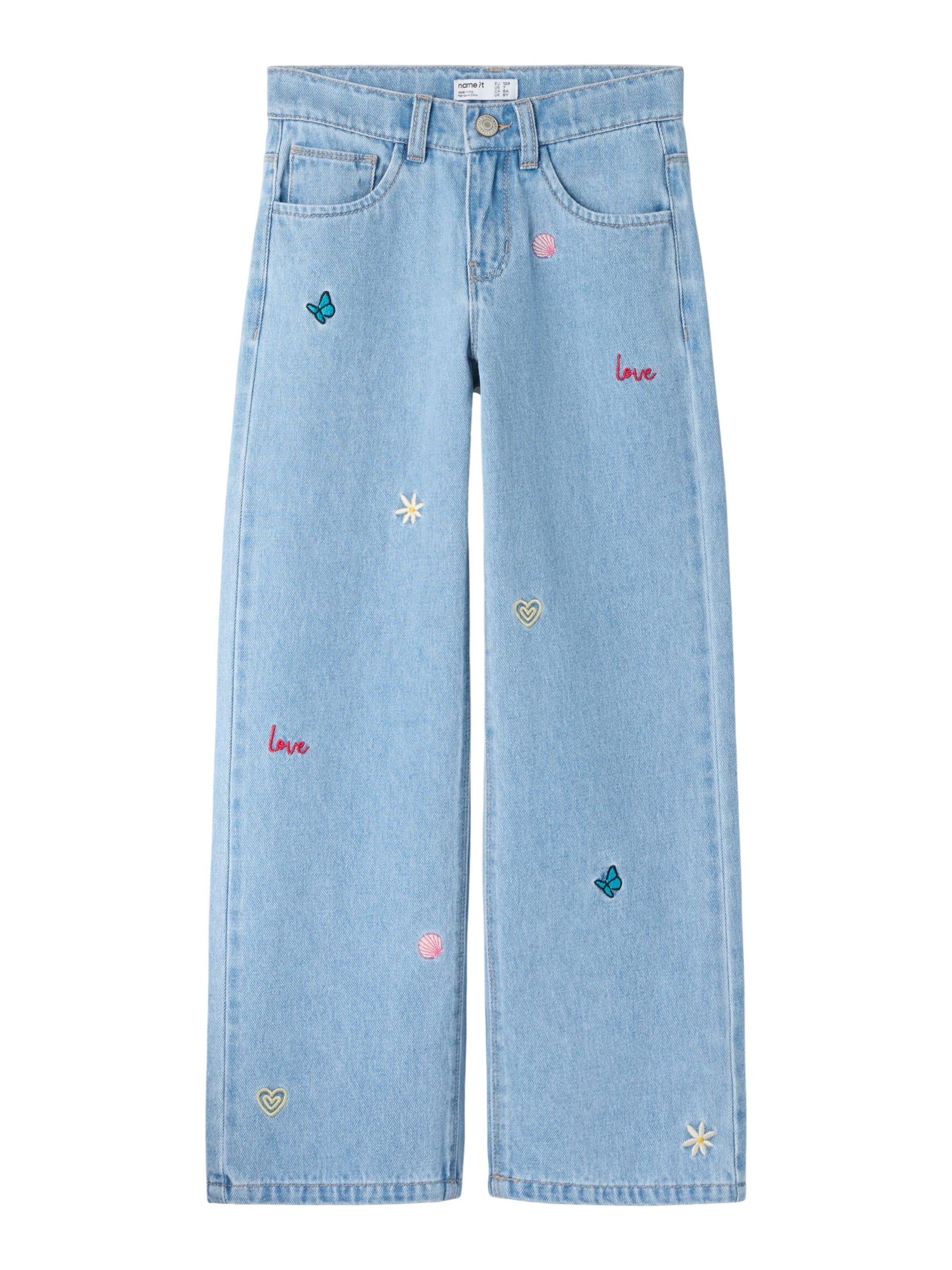 Wide Leg Jean NAME IT en bleu : devant