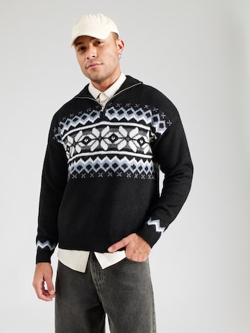 Pulover 'ONSCONRAD' de la Only & Sons pe negru: față