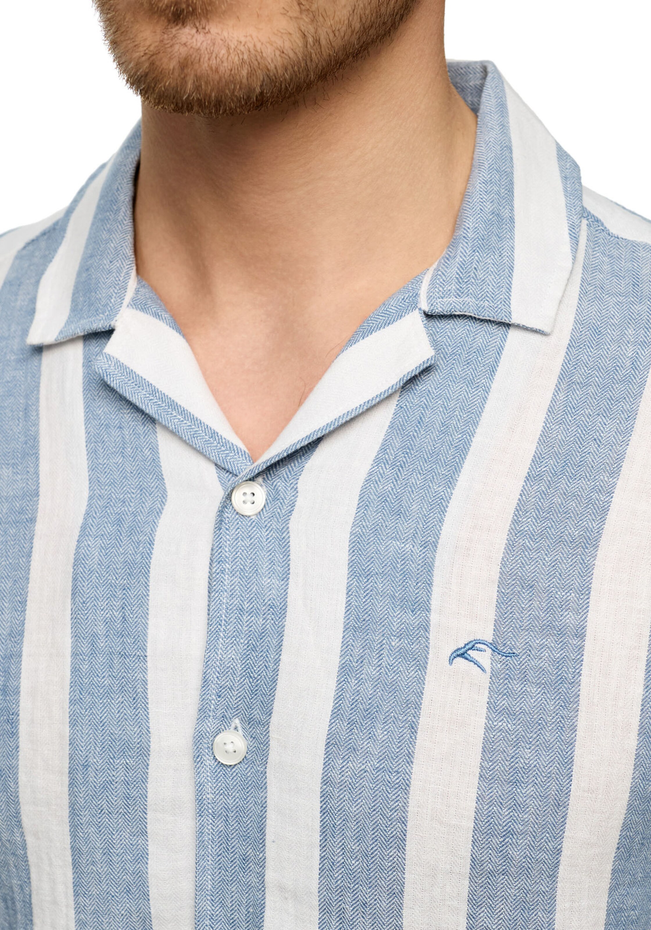 INDICODE JEANS Regular Fit Hemd in Blau