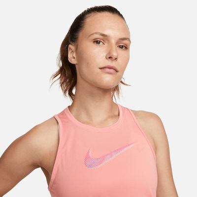 NIKE Sports Top 'Swoosh' in Peach, Item view