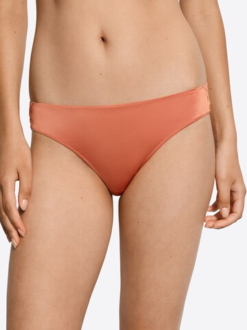 Slip ' Ciri ' Hanro en orange : devant