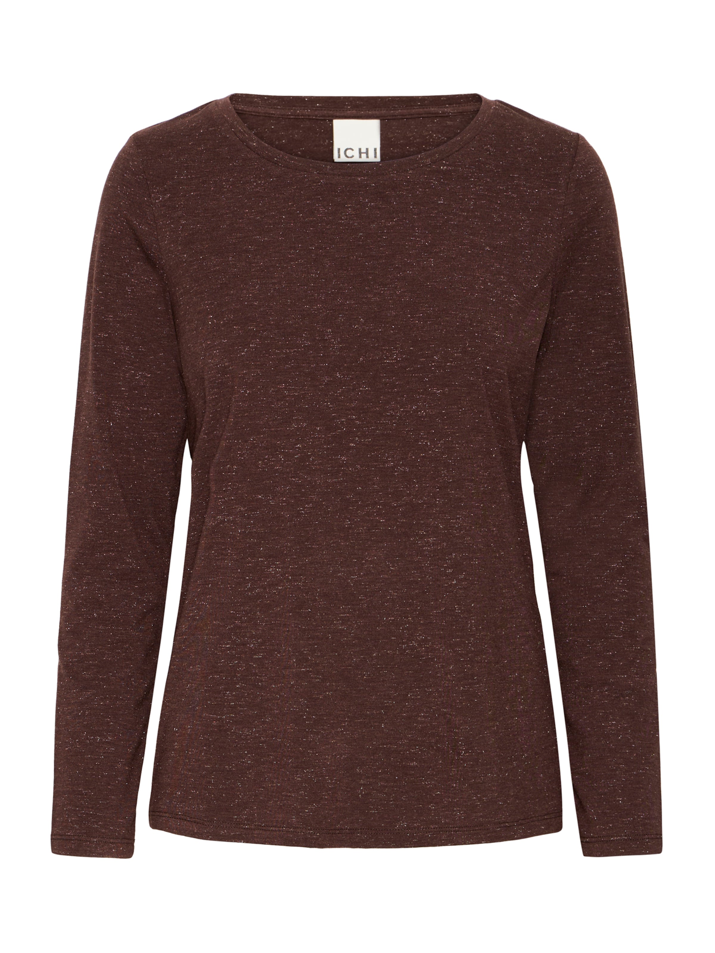 ICHI Shirt 'Rebel' in Bruin: voorkant