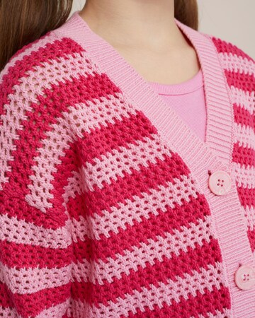 WE Fashion Cardigan i pink