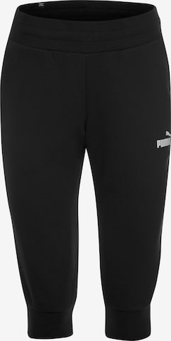 juoda PUMA Siaurėjantis Sportinės kelnės: priekis