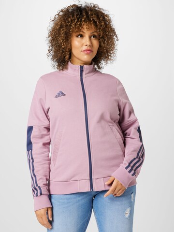 ADIDAS PERFORMANCE Trainingsjacke 'Tiro' in Lila: Vorderseite