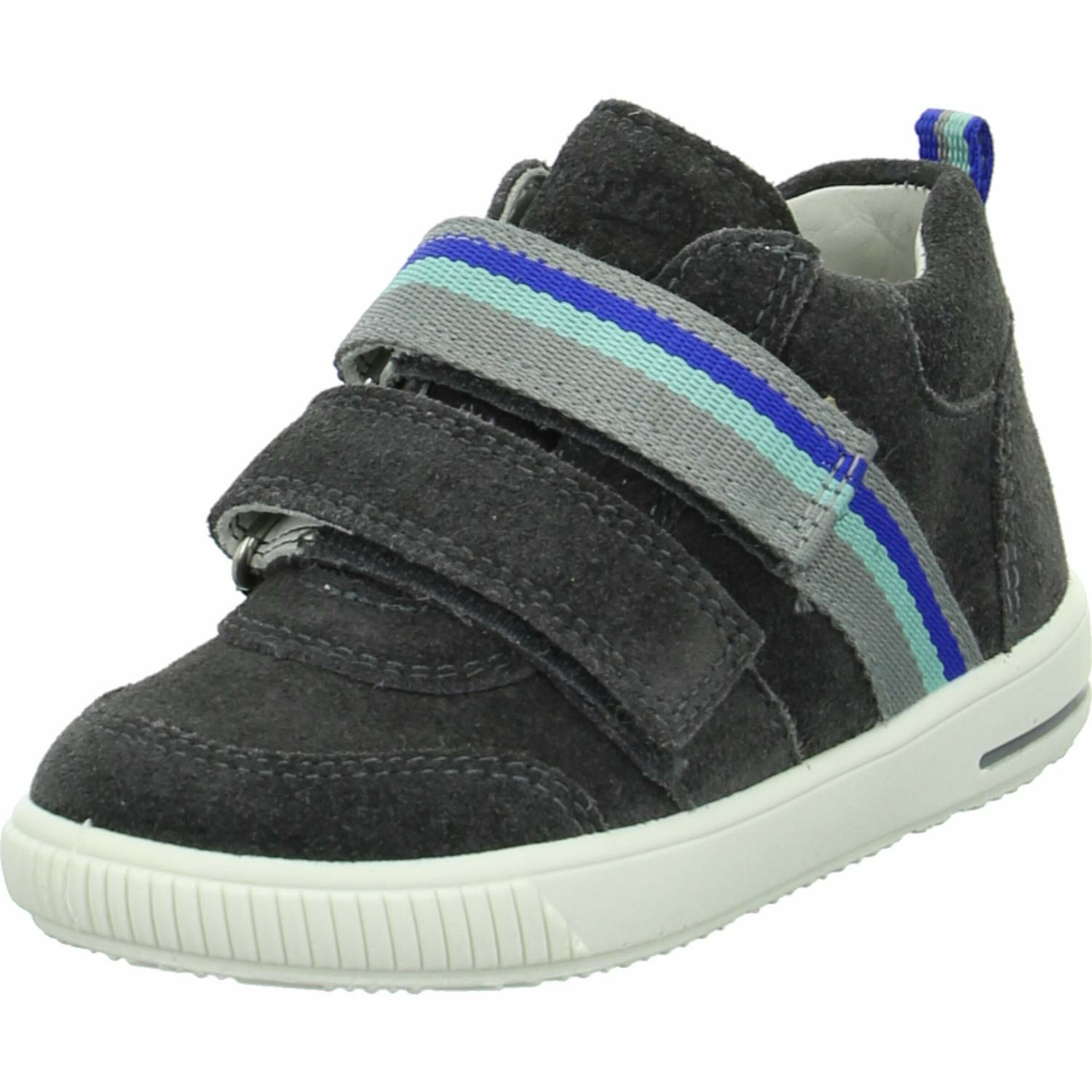 SUPERFIT Lauflernschuh in blau / türkis / anthrazit / hellgrau, Produktansicht