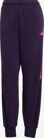 ADIDAS SPORTSWEAR Tapered Urheiluhousut 'Tiro' värissä lila: etupuoli