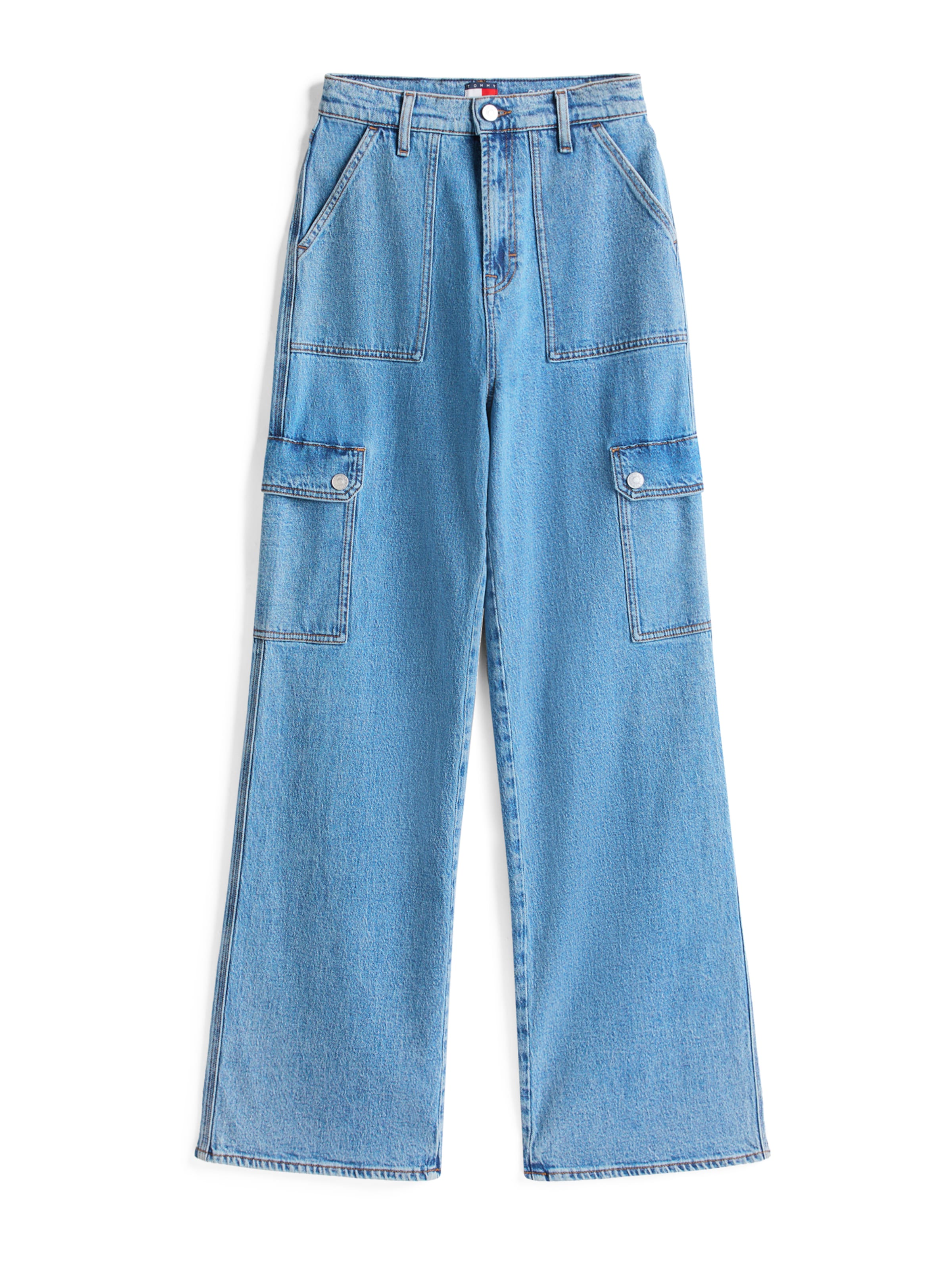 Tommy Jeans Cargo traperice 'Claire' u plavi traper, Pregled proizvoda