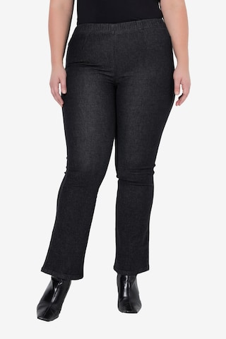 Coupe slim Jean MIAMODA en noir : devant