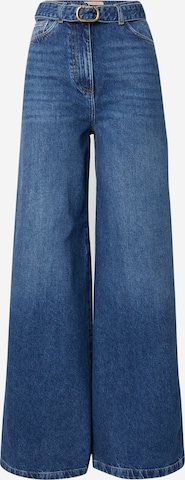 Bootcut Jeans de la Twinset pe albastru: față