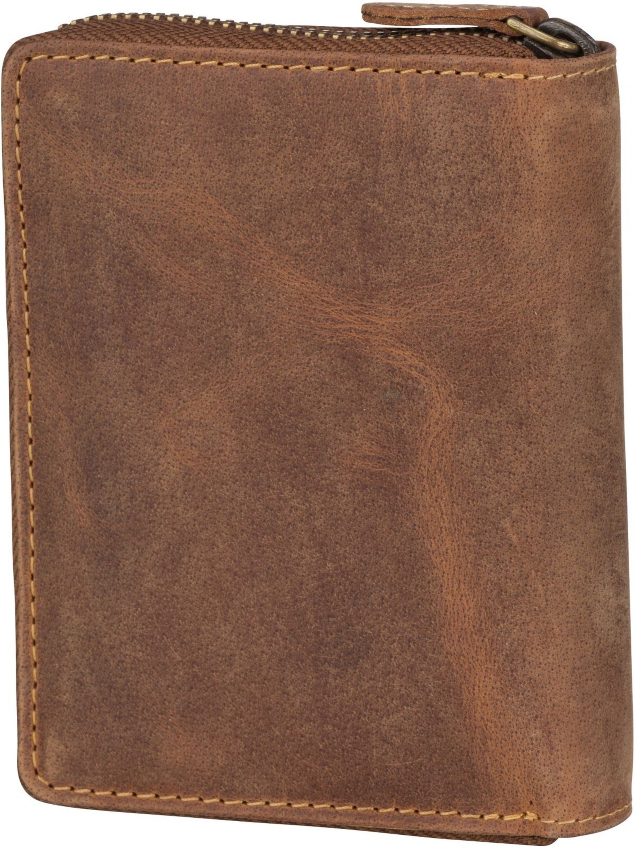 GREENBURRY Portemonnee in Bruin