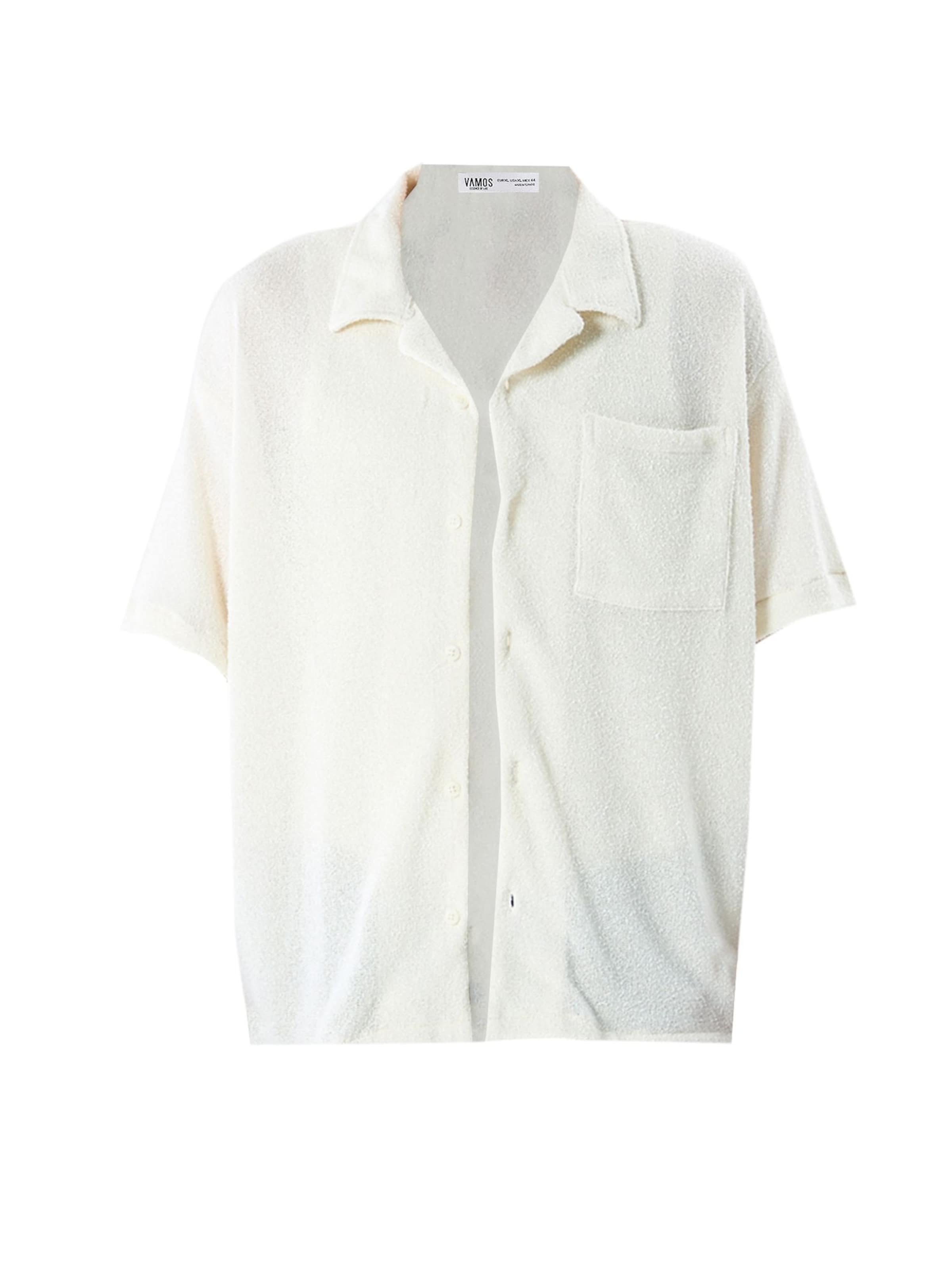 VAMOS CLO Skjorte i hvid: forside