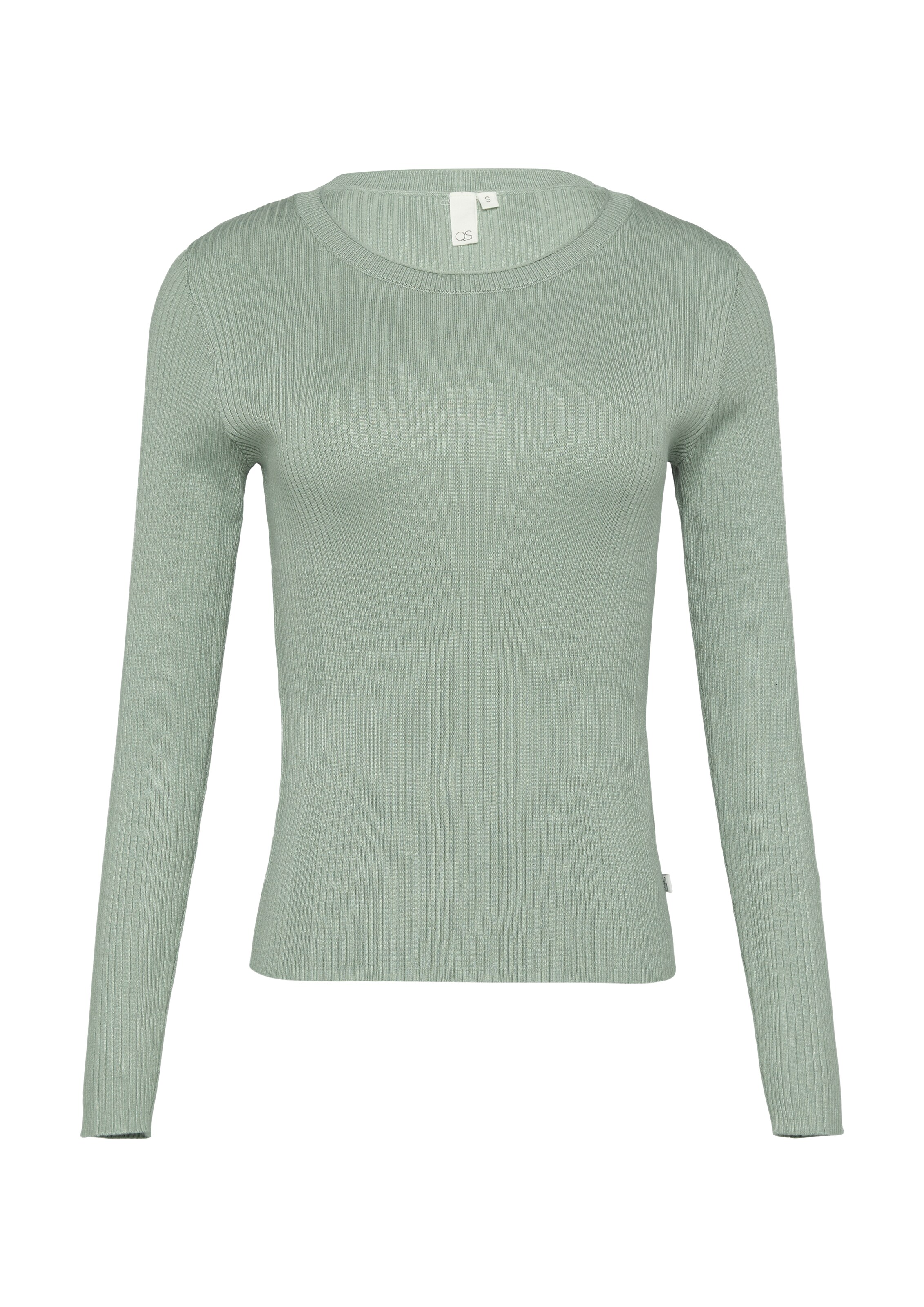 QS Pullover in Grün: Vorderseite